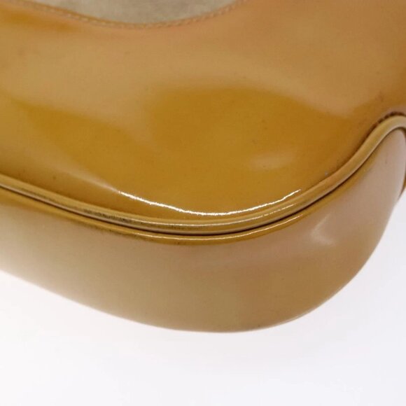 GUCCI Shoulder Bag Suede Beige Gold 001 4150 Auth hk2911 - Picture 10 of 16